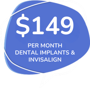 $149 monthly dental implants and Invisalign offer